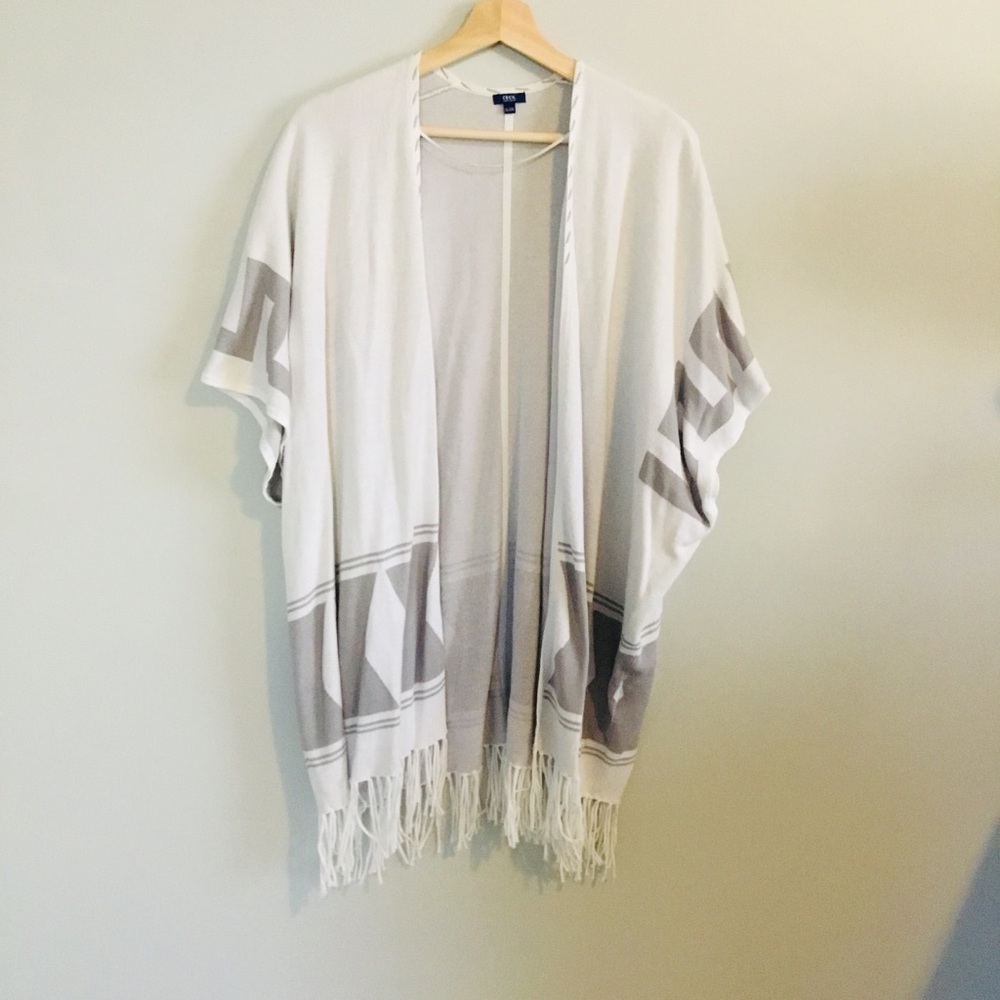 Cecil GmbH Long Fringe Cardigan